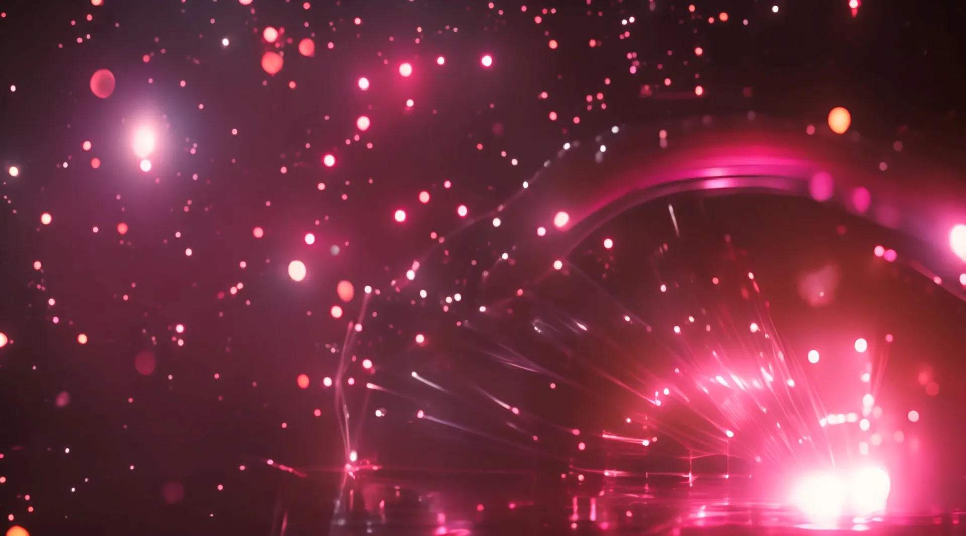 Dynamic Light Streaks and Bokeh Motion Graphic Video Clip